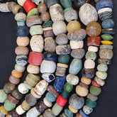 Authentic Ancient Islamic Roman Era Beads Strand wholesale Roman glass 7 Strands